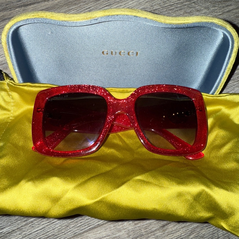 Gucci Sparkling Pink Sunglasses